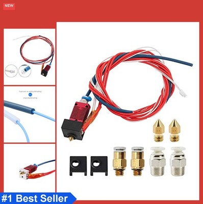 3D Printer Hotend Upgrade Kit with Capricorn PTFE Tube 0.4mm Nozzle Silicone