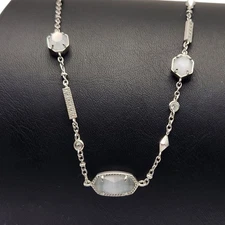 Kendra Scott Maddie Adjustable Silver Chain Necklace