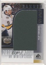 2020-21 SP Game Used NHL Winter Classic Banner Year Relics Filip Forsberg 0a4