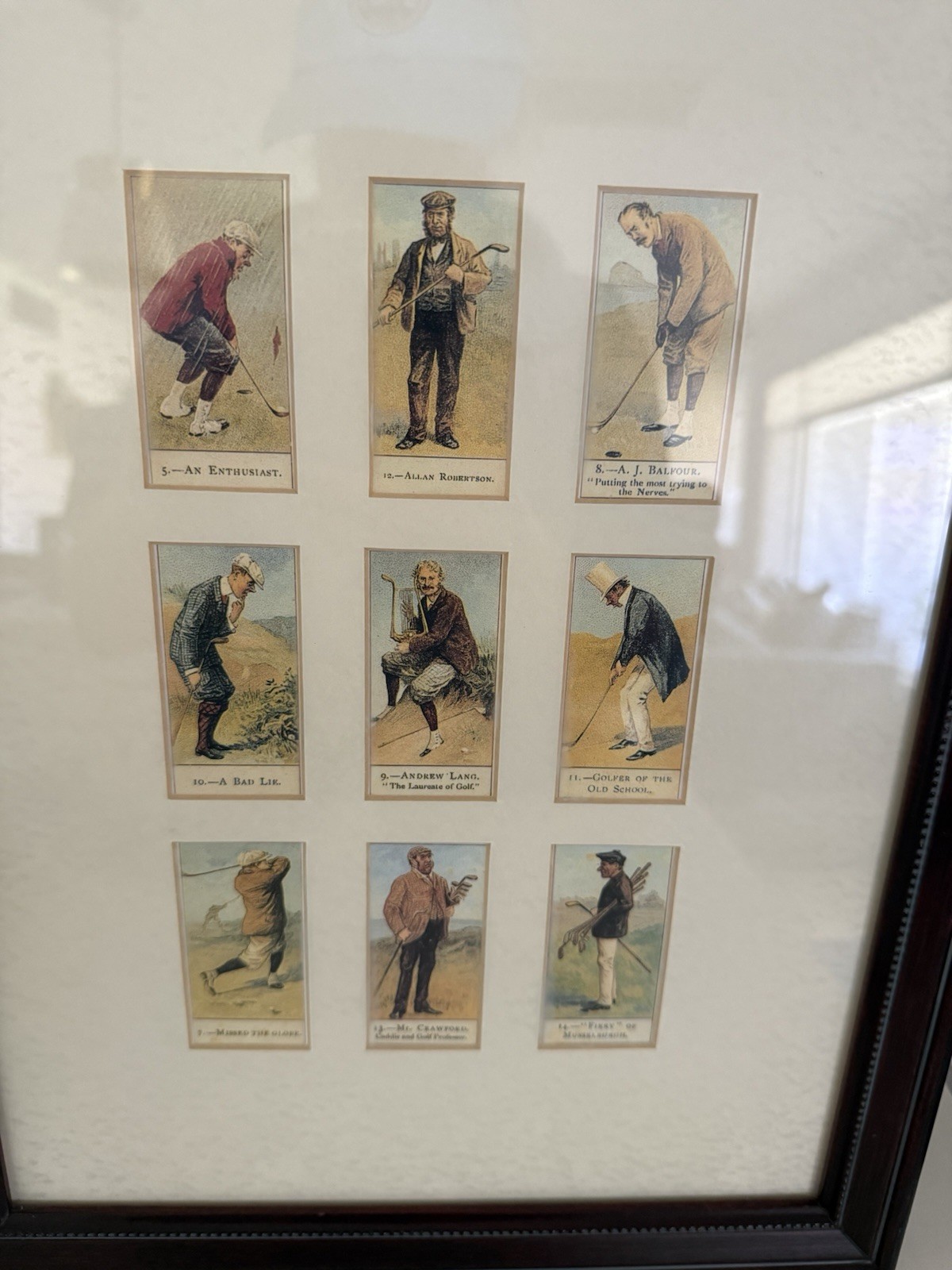Golf Art Print Framed