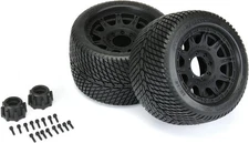 OPEN Pro-Line PRO117710 1/8 Road Rage F/R 3.8" MT Tires Mounted 17mm Blk Raid 2