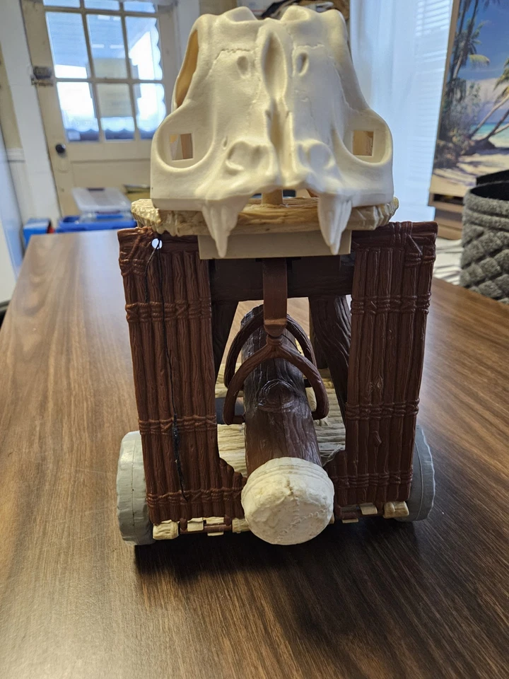 Vagão de batalha vintage 1985 Kenner Star Wars Power of the Force Ewok incompleto - Imagem 2 de 4