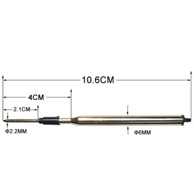 2PCS Tip 1.0mm Rollerball  Ballpen Refill M16 For LAMY  Ball Pen #ea