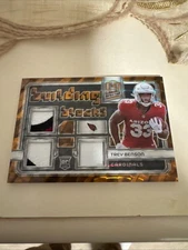 2024 Panini Spectra Trey Benson Building Blocks Triple Patch Orange /10