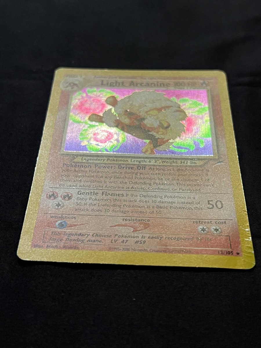 Light Arcanine 12/105 Neo Destiny Holo for sale online | eBay