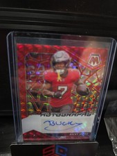 2025 Panini Mosaic - Autographs Mosaic Bucky Irving #AMC-BIG Red Prizm /199 (AU)