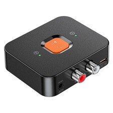 Bluetooth 6.0 Audio Receiver with Type-C Port 3.5mm Jack RCA Adapter New Model