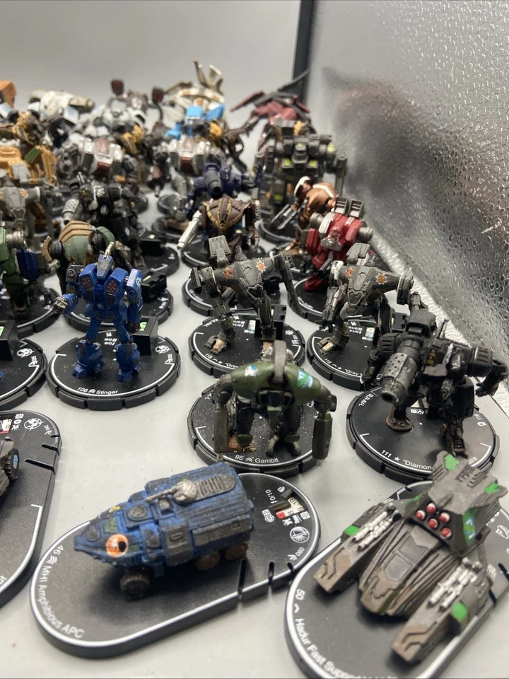 大量 批量 90 件 MechWarrior 2004 Wizkids Miniatures 公仔 黑骑士等 — 第 4/4 张图片