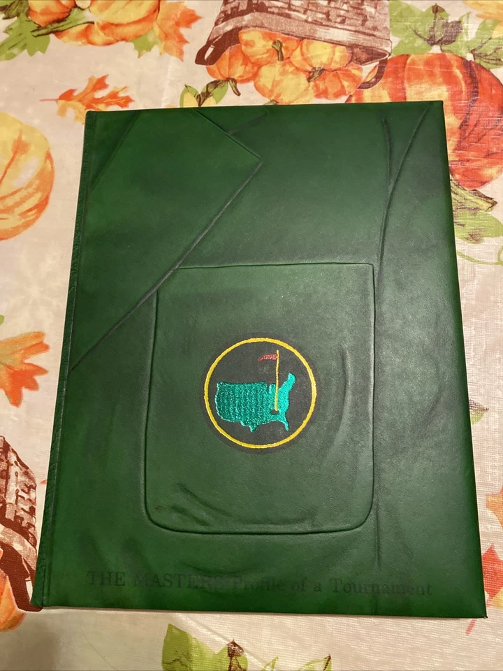 THE MASTERS 1973 Augusta National Profile of a Tournament Leather w/ORIGINAL BOX Foto 3 de 4