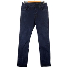 The Perfect Jean NYC Slim Thick Denim Jeans Mens 36x32 Dark Wash (Fits 35x31)