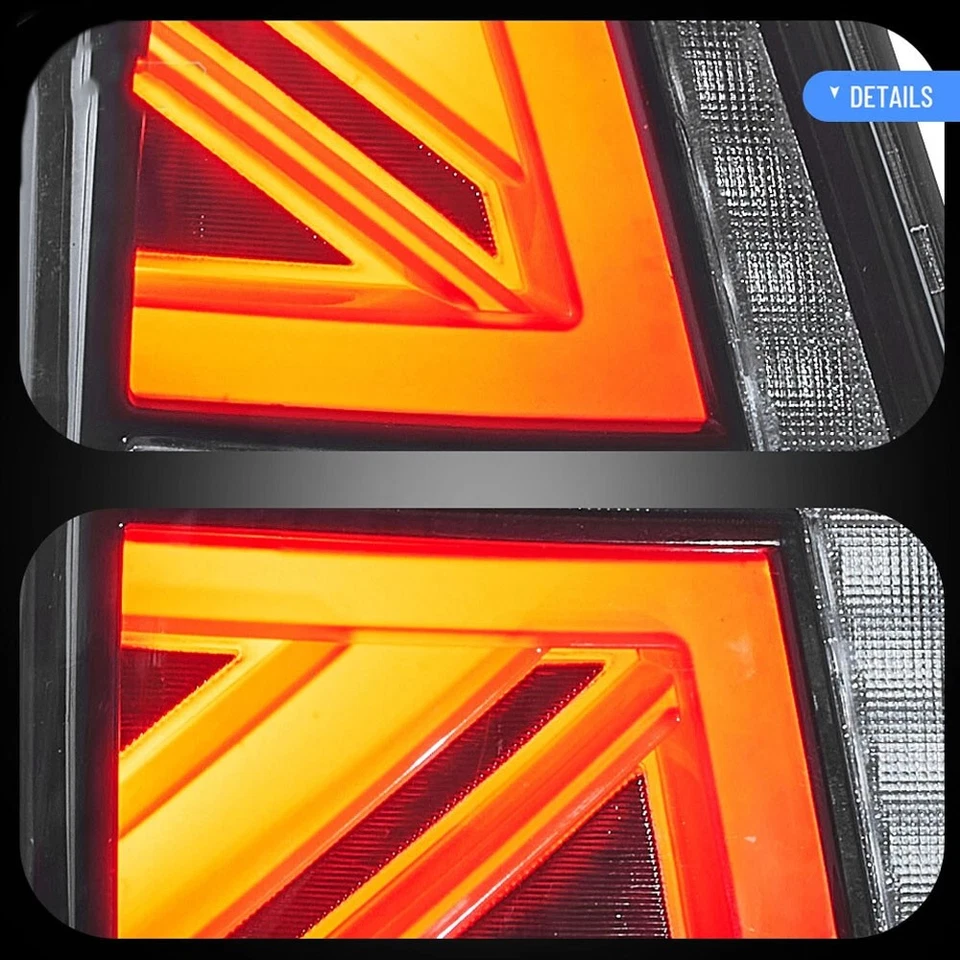 一对 LED 尾灯适用于 2001 - 2007 Mini Cooper R50-R53掀背车/可转换 — 第 4/4 张图片