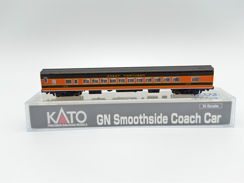 KATO - N - Great Northern - GN - Smoothside Coach Car #1218 - Train 156-0702 - Picture 8 of 9