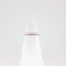 925 Sterling Silver Textured Band Ring Size 7