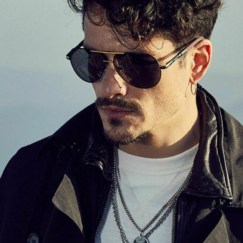 Gafas de sol fotocromáticas polarizadas de aluminio HD piloto para hombres gafas para conducir gafas Foto 4 de 4