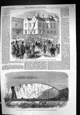 Old 1857 Foundation-Stone Mechanics Institution Holyhead Harbour Work Victorian