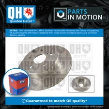 2x Brake Discs Pair Solid Rear 281mm BDC5572 Quinton Hazell Set 4243142060 New