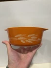 Vintage Pyrex 472-B Autumn Harvest Cinderella Casserole Bowl 750ml 1970s