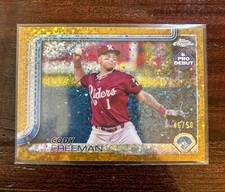 2025 Topps Pro Debut - Chrome Cody Freeman #PDC-97 Gold Mini-Diamond  /50 (RC)