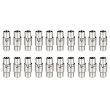 20Pcs Leather Cord End Clasp 4mm Hole Clasps Jewelry Making Grey