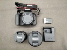Canon EOS Kiss X9i DSLR Camera with Double Zoom Lens Used