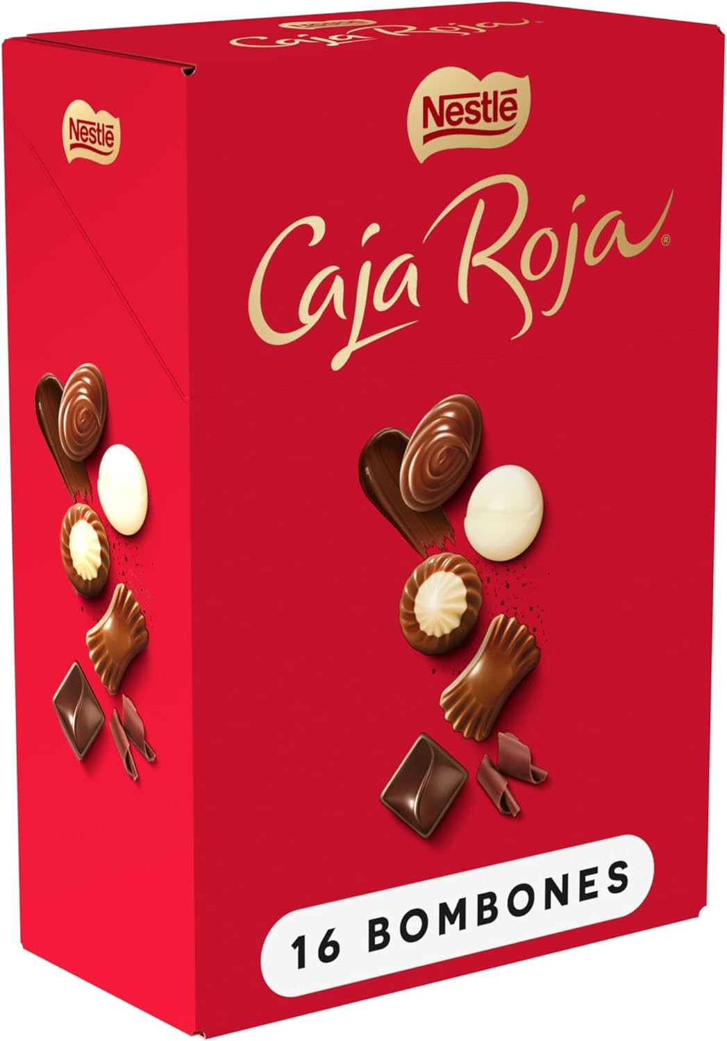NESTLÉ CAJA ROJA Bombón De Chocolate Con Leche Surtido Estuche 143 G