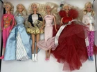 Vintage 90s Barbie Lot 6 Dolls in Original Outfits Super Talk, Gymnast, Vet Etc