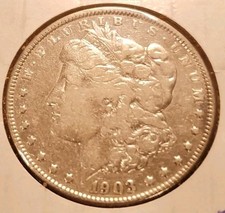 1903 P Morgan Silver Dollar. Guaranteed Authentic. Nice Coin.  