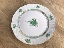 Herend Apponyi piatto da portata verde - piatto 25,5 cm 524/AV 1° scelta