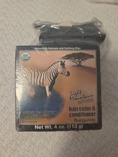 Natural Hair Color and Conditioner Burgundy, 4 Oz By Light Mountain