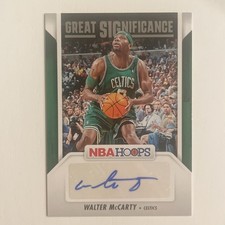 Walter McCarty 2024-25 NBA Hoops Great Significance Auto GS-WMC - Boston Celtics