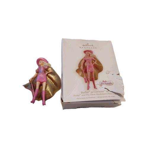 Hallmark Keepsake 2019 Barbie As Corinne In The Three Musketeers Ornament - Picture 1 of 15