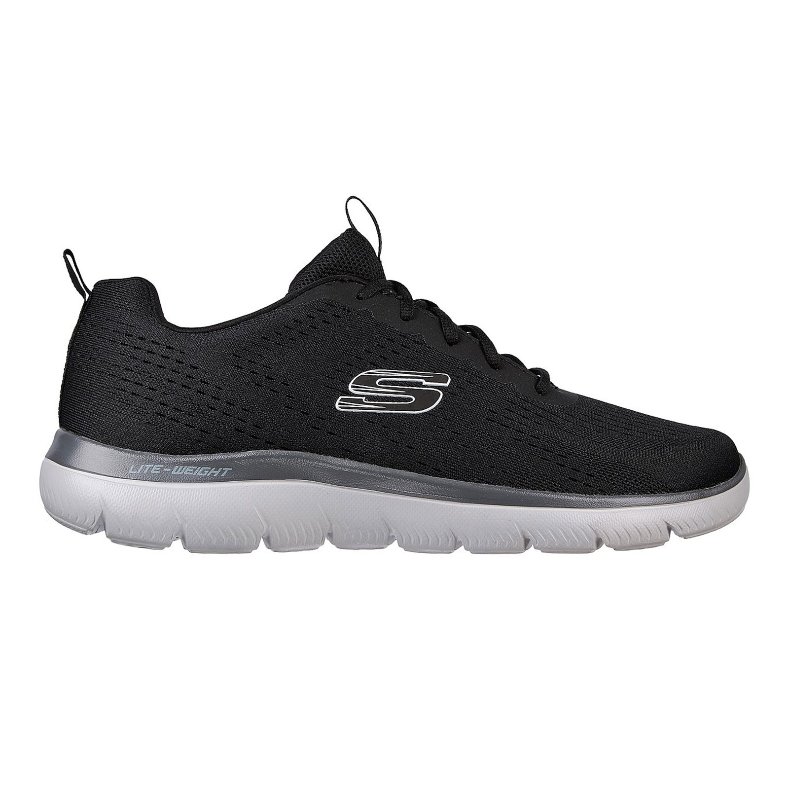 SCARPE SKECHERS SUMMITS TORRE BLACK  NERO UOMO 232395 BKCC