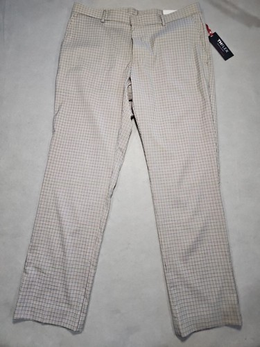 Tommy Hilfiger Herren Modern Fit Anzughose 36 x 30 Neu mit Etikett TH Flex hellbraun blau gelb - Bild 2 von 12