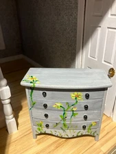 1:12 Artisan Chest of Drawers Dollhouse Miniature Furniture Hand Painted