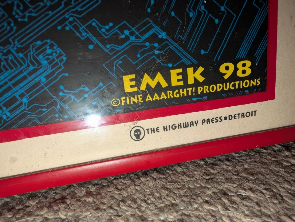 Emek - 1998 - The Prodigy Concert Poster State Theatre, Detroit, MI  **FRAMED** - Image 3 of 4