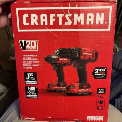 Craftsman CMCK200C2 20V Cordless Combo Kit