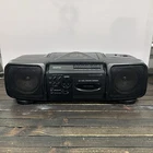 Vtg 1993 Sanyo MCD-Z1 Boombox AM/FM Radio CD & Cassette Player Tested