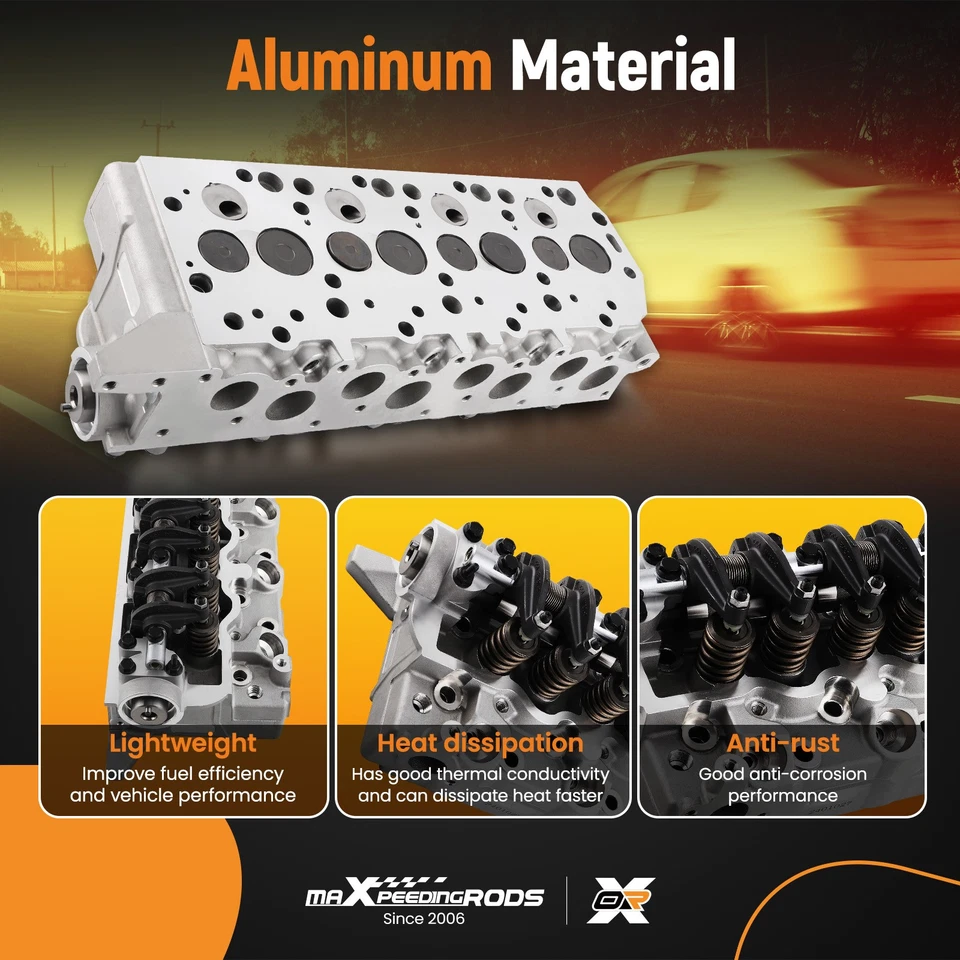 Culata 4D56/T diésel montada para Mitsubishi Pajero L200 1988-1995 Foto 3 de 4