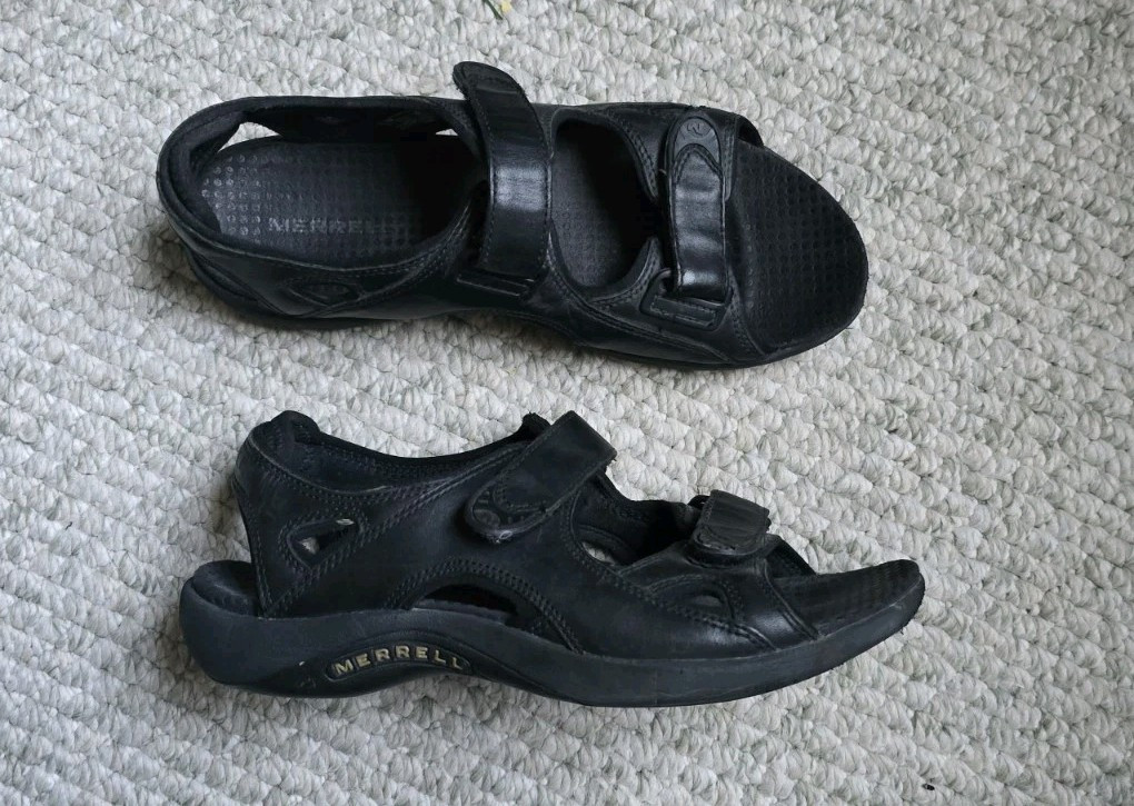 Merrell sandali sportivi donna VIA III nero ebano taglia 8 US