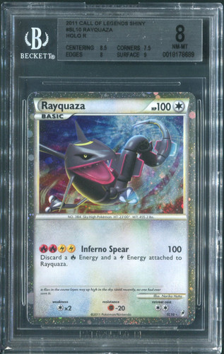 Rayquaza graded BGS 8 for sale on eBay