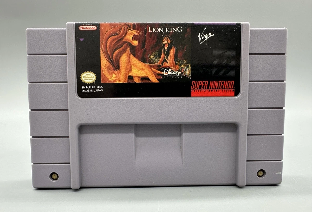 The Lion King Nintendo SNES Video Games for sale | eBay