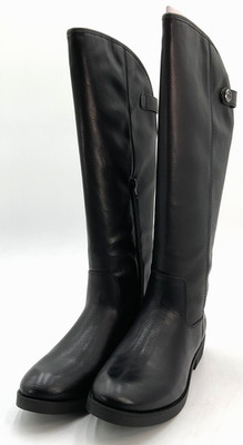 Frye and Co. Kellie Button Tall Women's Size 9 Black Knee High Boots
