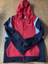 Nike Youth Med Track Jacket, Red  Black