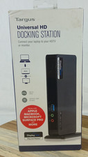 TARGUS UNIVERSAL HD DOCKING STATION ACP78US-51 LAPTOP TO HDTV MONITOR OPEN BOX