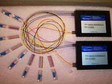 QTY (2) WA35LX0203SL0LU GLOBAL OPTICOM LUXN 2x3 TREE COUPLERS NOS