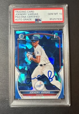 Joendry Vargas 2023 Bowman Auto PSA10