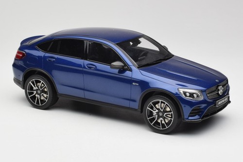 B66960468 Mercedes GLC 43 AMG Coupe Brilliant Blue GT Spirit 1/18 - Imagen 4 de 6