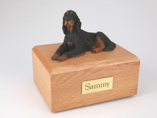 Gordon Setter Pet Funeral Cremation Urn Available in 3 Diff Colors  4 Sizes