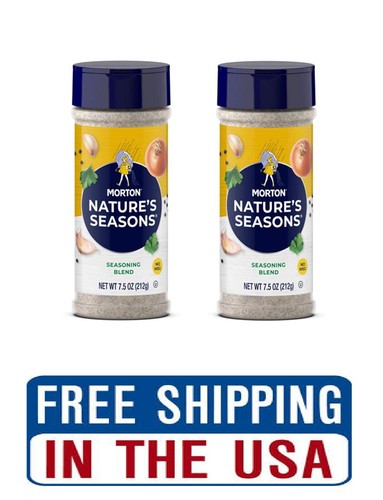 Morton Nature's Seasons Seasoning Blend, 7.50 oz, 2 Bottles (Pack of 2). FRESH