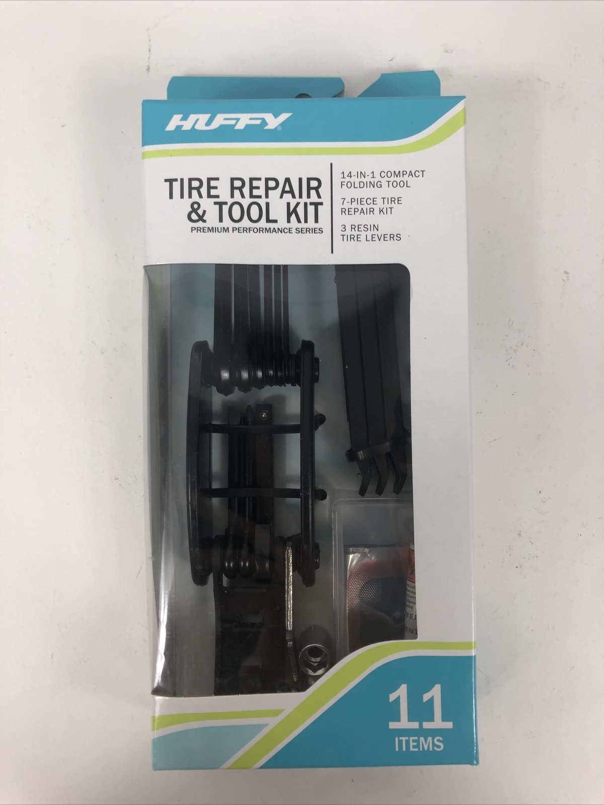 Huffy PREMIUM BICYCLE SERIES TIRE REPAIR TOOL KIT Folding MultiTool 3